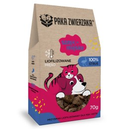 PAKA ZWIERZAKA Paka Zwierzaka Samo Mięsko struś przysmak 70g