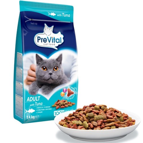 PREVITAL PREVITAL tuńczyk karma sucha dla kotów 1,4kg PREVITAL PREVITAL tuńczyk karma sucha dla kotów 1,4kg