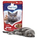 PREVITAL PREVITAL wołowina w galaretce dla kotów 100g