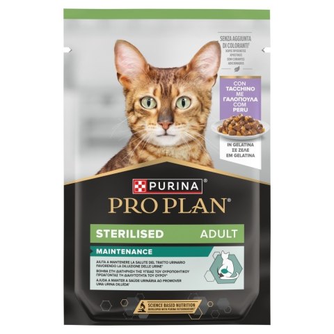 PURINA NESTLE PURINA PRO PLAN STERILISED z Indykiem w Galaretce 85g PURINA NESTLE PURINA PRO PLAN STERILISED z Indykiem w Galaretce 85g