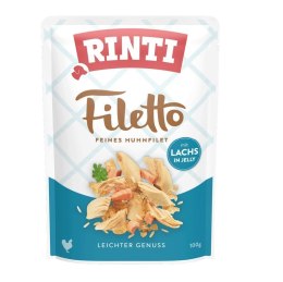 RINTI Rinti Filetto kurczak i łosoś w galaretce 100g