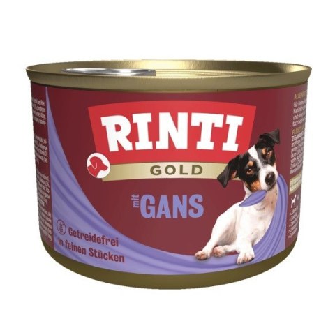 RINTI Rinti Gold Gęś puszka 185g RINTI Rinti Gold Gęś puszka 185g