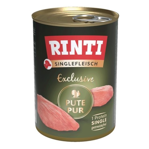 RINTI Rinti Singlefleisch Exclusive z indykiem 400g RINTI Rinti Singlefleisch Exclusive z indykiem 400g