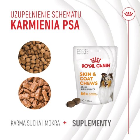 Royal Canin ROYAL CANIN Skin & Coat Adult Dog Supplements 240g Royal Canin ROYAL CANIN Skin & Coat Adult Dog Supplements 240g