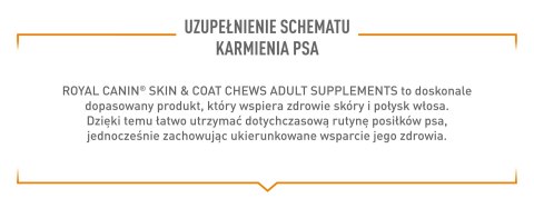 Royal Canin ROYAL CANIN Skin & Coat Adult Dog Supplements 240g Royal Canin ROYAL CANIN Skin & Coat Adult Dog Supplements 240g