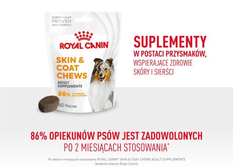 Royal Canin ROYAL CANIN Skin & Coat Adult Dog Supplements 240g Royal Canin ROYAL CANIN Skin & Coat Adult Dog Supplements 240g