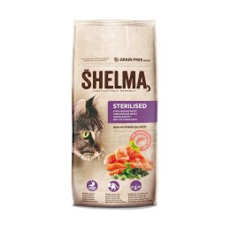 SHELMA SHELMA karma sucha dla kotów sterylizowanych. Z łososiem 8kg
