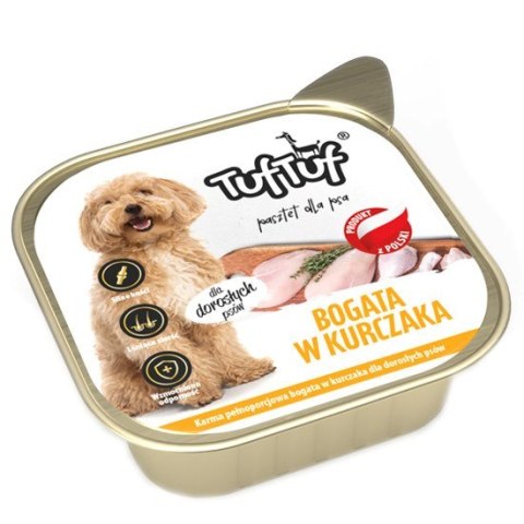 TufTuf Tuf Tuf Pasztet drobiowy alupak dla psa 300g TufTuf Tuf Tuf Pasztet drobiowy alupak dla psa 300g