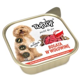 TufTuf Tuf Tuf Pasztet wołowy alupak dla psa 300g