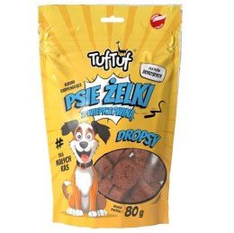 TufTuf Tuf Tuf Psie żelki - dropsy wieprzowe 80g