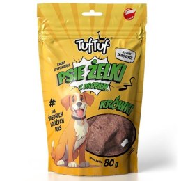 TufTuf Tuf Tuf Psie żelki - krówki drobiowe 80g