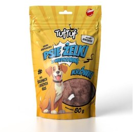 TufTuf Tuf Tuf Psie żelki - krówki wieprzowe 80g