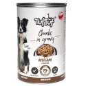 TufTuf Tuf Tuf Puszka kawałki mięsne z dziczyzną dla psa 1250g