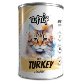 TufTuf Tuf Tuf Puszka mielonka z indykiem dla kota 400g