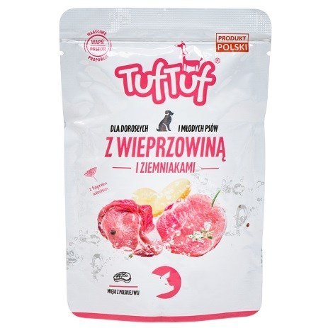 TufTuf Tuf Tuf Saszetka mielonka z wieprzowiną dla psa 300g