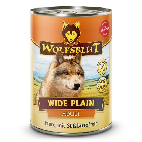 WOLFSBLUT WOLFSBLUT Wide Plain Adult horse/sweet potatos 395g WOLFSBLUT WOLFSBLUT Wide Plain Adult horse/sweet potatos 395g