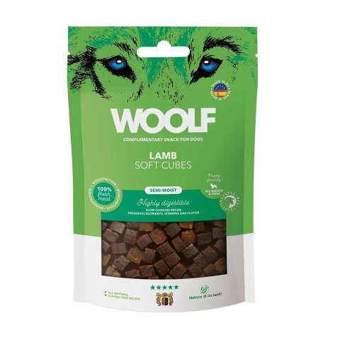 WOOLF WOOLF SOFT CUBES LAMB MONOPROTEIN przysmak dla psa - 100g