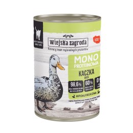 Wiejska zagroda Wiejska Zagroda - Monobiałkowa Kaczka - dorosły- Mokra karma dla kota - 400g