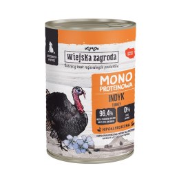 Wiejska zagroda Wiejska Zagroda Monobiałkowa dla szczeniąt Indyk 400g