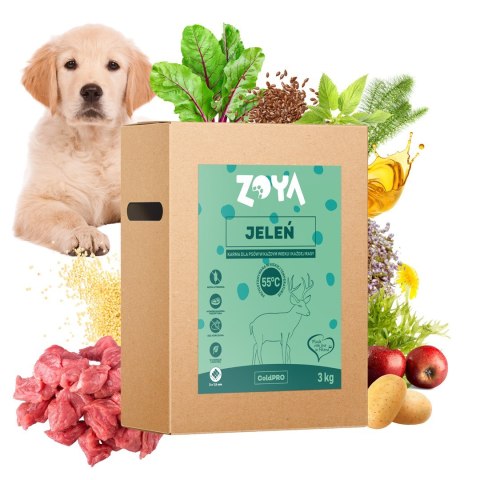 ZOYA ZOYA COLDPRO Jeleń sucha karma dla psa 3kg ZOYA ZOYA COLDPRO Jeleń sucha karma dla psa 3kg