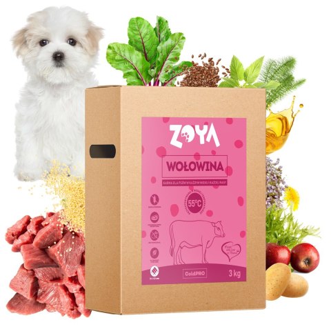 ZOYA ZOYA COLDPRO Wołowina sucha karma dla psa 3kg ZOYA ZOYA COLDPRO Wołowina sucha karma dla psa 3kg
