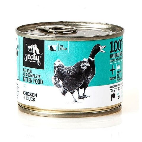 3coty 3Coty CHICKEN + DUCK for Kittens 180g 3coty 3Coty CHICKEN + DUCK for Kittens 180g