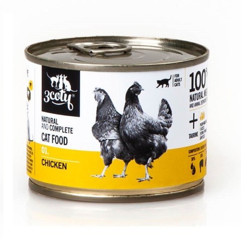 3coty 3Coty CHICKEN with hearts for Adult cats 180g 3coty 3Coty CHICKEN with hearts for Adult cats 180g