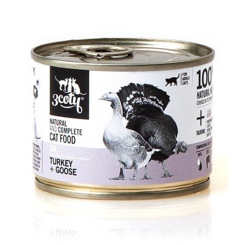 3coty 3Coty TURKEY + GOOSE for Adult cats 180g 3coty 3Coty TURKEY + GOOSE for Adult cats 180g
