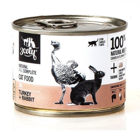 3coty 3Coty TURKEY + RABBIT for Adult cats 180g