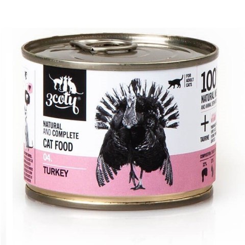 3coty 3Coty TURKEY for Adult cats 180g 3coty 3Coty TURKEY for Adult cats 180g
