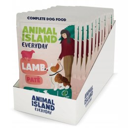 ANIMAL ISLAND ANIMAL ISLAND Everyday jagnięcina, pasztet, saszetka pies 10szt x 150g