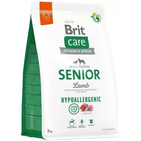 Brit Brit Care Hypoallergenic Senior lamb & rice 3 kg Brit Brit Care Hypoallergenic Senior lamb & rice 3 kg