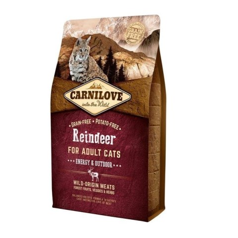 CARNILOVE CARNILOVE CAT REINDEER ENERGY & OUTDOOR 2kg CARNILOVE CARNILOVE CAT REINDEER ENERGY & OUTDOOR 2kg