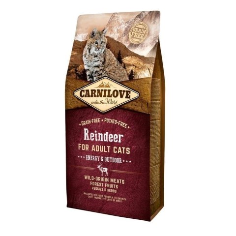 CARNILOVE CARNILOVE CAT REINDEER ENERGY&OUTDOOR 6kg CARNILOVE CARNILOVE CAT REINDEER ENERGY&OUTDOOR 6kg