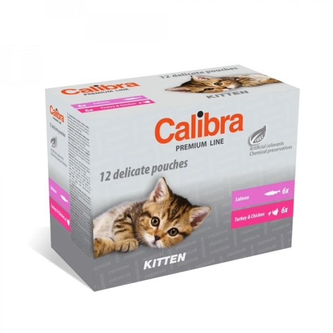 Calibra CALIBRA CAT premium kitten multipack 12x100g Calibra CALIBRA CAT premium kitten multipack 12x100g