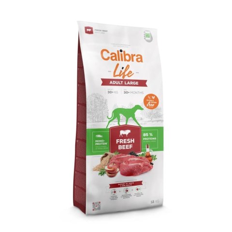 Calibra CALIBRA DOG life adult large fresh beef 12kg Calibra CALIBRA DOG life adult large fresh beef 12kg