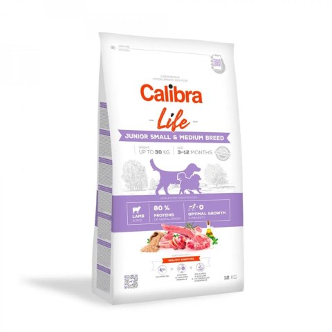 Calibra CALIBRA DOG life junior small&medium breed lamb 12kg Calibra CALIBRA DOG life junior small&medium breed lamb 12kg