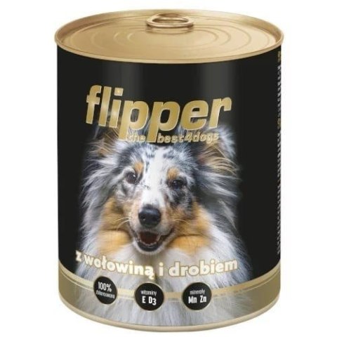 DOLINA NOTECI DOLINA NOTECI Flipper z wołowiną i drobiem - mokra karma dla psa - 400g DOLINA NOTECI DOLINA NOTECI Flipper z wołowiną i drobiem - mokra karma dla psa - 400g