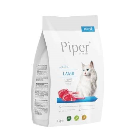 DOLINA NOTECI DOLINA NOTECI Piper Animals z jagnięciną - sucha karma dla kota - 3 kg