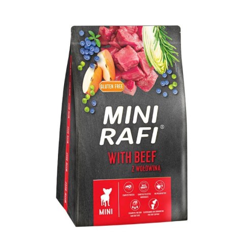 DOLINA NOTECI Dolina Noteci Mini Rafi z wołowiną karma sucha dla psa 3kg DOLINA NOTECI Dolina Noteci Mini Rafi z wołowiną karma sucha dla psa 3kg
