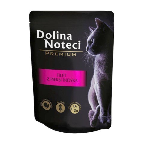 DOLINA NOTECI Karma DNP FILET Z PIER.INDYK.-KAR.DLA KOTA SASZ85g DOLINA NOTECI Karma DNP FILET Z PIER.INDYK.-KAR.DLA KOTA SASZ85g