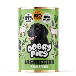 Dobry Pies DOBRY PIES Jagnięcina z bakłażanem mokra karma dla psa 400g
