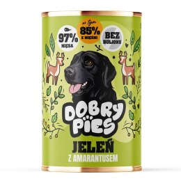 Dobry Pies DOBRY PIES Jeleń z amarantusem mokra karma dla psa 400g