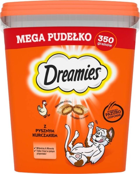 Dreamies DREAMIES Mix Smaków z Kurczakiem i Serem - przysmak dla kota - 350 g Dreamies DREAMIES Mix Smaków z Kurczakiem i Serem - przysmak dla kota - 350 g