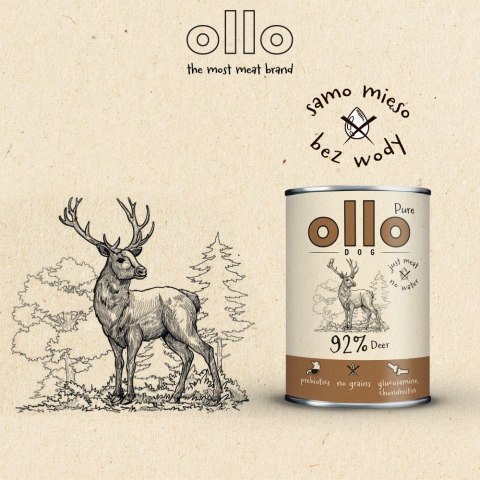 OLLO Ollo Pure Jeleń 850g OLLO Ollo Pure Jeleń 850g