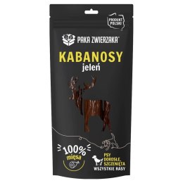 PAKA ZWIERZAKA Paka Zwierzaka przysmak kabanosy jeleń 3szt 80g