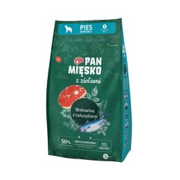 PAN MIĘSKO Pan Mięsko Wołowina z tuńczykiem karma sucha dla psa 3kg