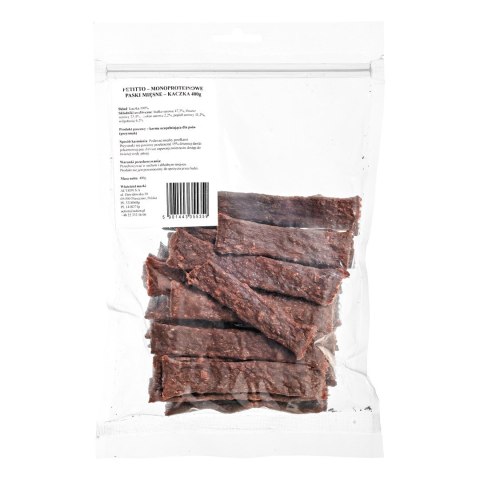 PETITTO PETITTO - Monoproteinowe paski mięsne - kaczka - przysmak dla psa 400g PETITTO PETITTO - Monoproteinowe paski mięsne - kaczka - przysmak dla psa 400g