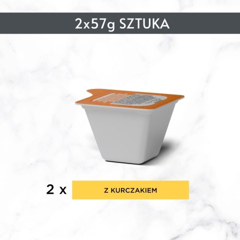 PURINA NESTLE PURINA GOURMET REVELATIONS Kurczak w galaretce 2X57g PURINA NESTLE PURINA GOURMET REVELATIONS Kurczak w galaretce 2X57g