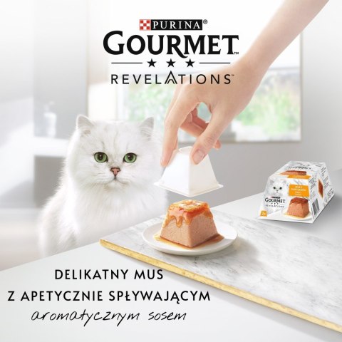 PURINA NESTLE PURINA Gourmet Revelations Kurczak - mokra karma dla kota - 2x57 g PURINA NESTLE PURINA Gourmet Revelations Kurczak - mokra karma dla kota - 2x57 g